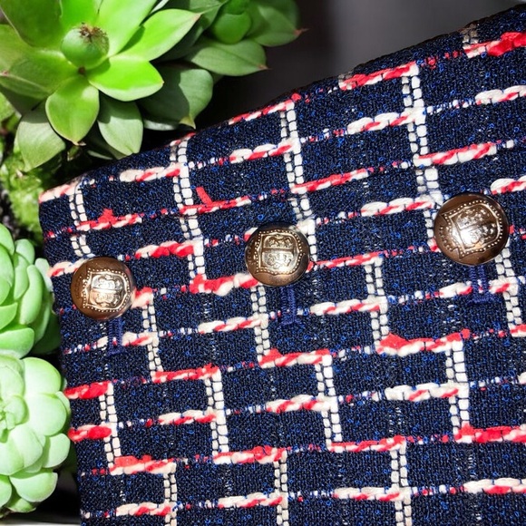 TWEED WRAP SKIRT - Picture 5 of 7